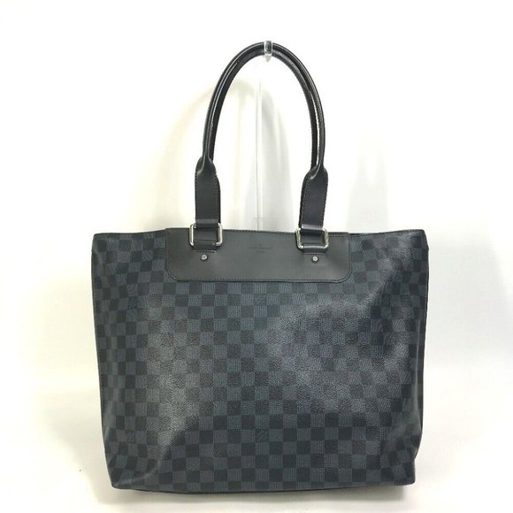 Authentic LOUIS VUITTON N41397 Damier-Cobalt Cabavayage Shoulder Bag Business ba - Picture 12 of 16